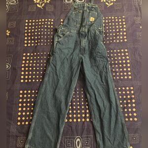 Carhartt Blue Denim Overalls